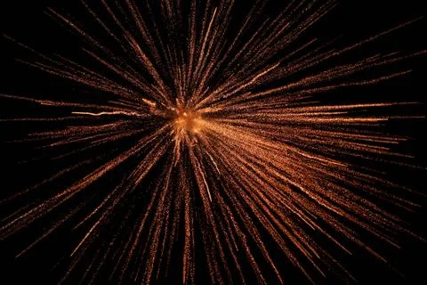 Fireworks In Night Background Stock Photos