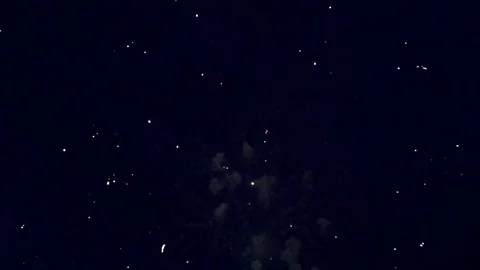 Fireworks at night Stock Footage 78671567
