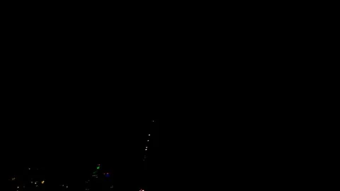 Fireworks at Night Stock Footage 81752541