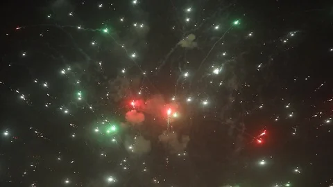 Fireworks at Night Vidéo 102364903
