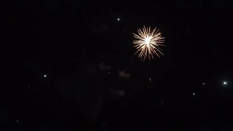 Fireworks night Stock Footage 157393956