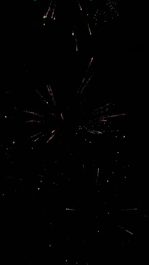 Fireworks at night Video stock 300731194