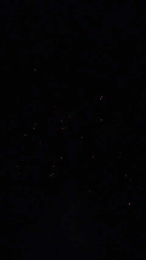 Fireworks at night Stock Footage 317279016