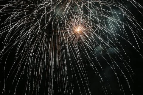 Fireworks at night Stock Photos