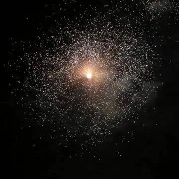 Fireworks at night Stock Photos