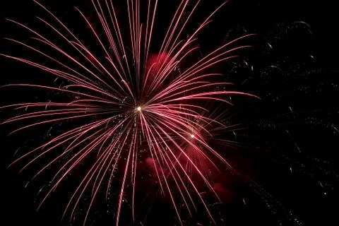 Fireworks at night Stock Photos