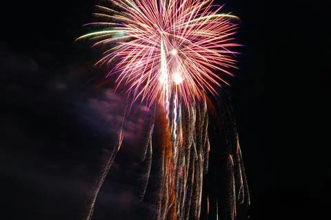 Fireworks in the night Stock Photos