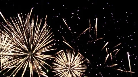 Fireworks in the night sky Video stock 954563