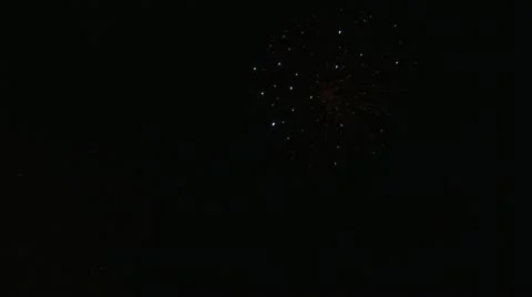 Fireworks in night sky Video stock 12492489