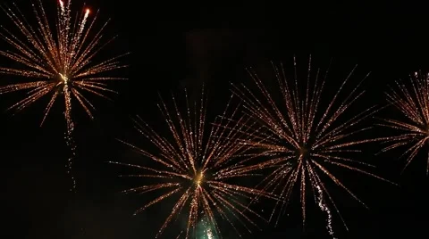 Fireworks in the night sky 動画素材 40899106