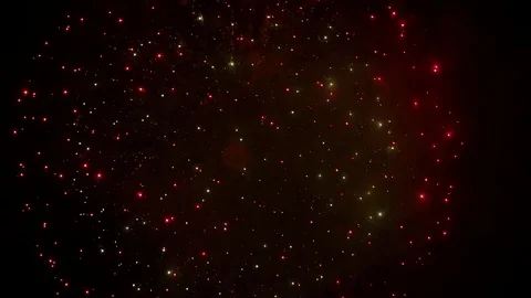 The fireworks in the night sky Stock Footage 80509260