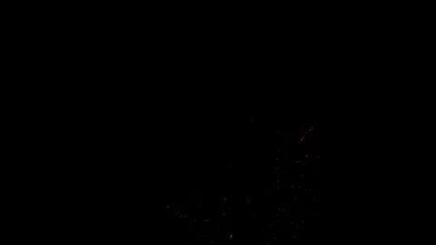 The fireworks in the night sky Video stock 80509329