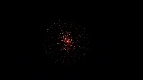 Fireworks in the night sky Stock Footage 82204250