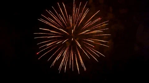 The fireworks in the night sky Vídeos de archivo 83635192