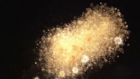 The fireworks in the night sky Vidéo 84843452