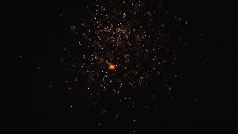 The fireworks in the night sky Stock-Footage 86299802