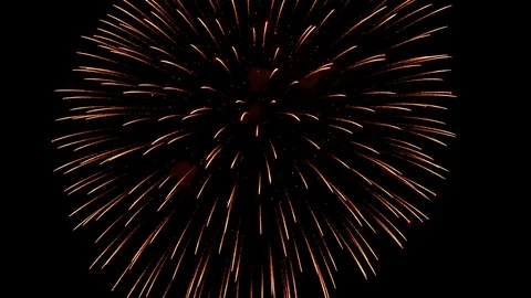 The fireworks in the night sky Video stock 90239687