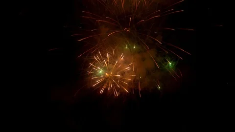 The fireworks in the night sky Vídeos de archivo 91938967