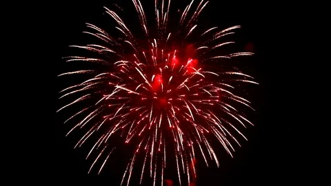 The fireworks in the night sky Vídeos de archivo 92305030