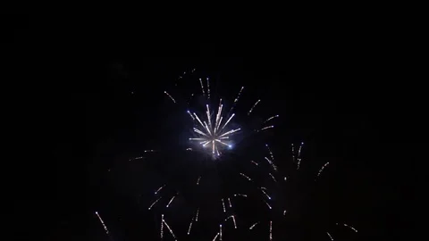 Fireworks in the Night Sky. Stock Footage 93525080