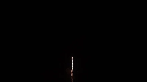 The fireworks in the night sky Stock Footage 100692732