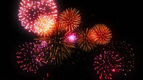 Fireworks in the night sky 库存影片 103543606