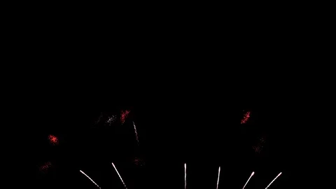 Fireworks in night sky Video stock 118564694