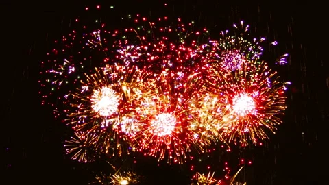 Fireworks in the night sky Vidéo 133826224