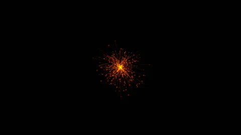 Fireworks in the night sky Stock Footage 146607091