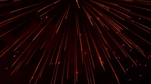 The fireworks in the night sky Stock Footage 166186374
