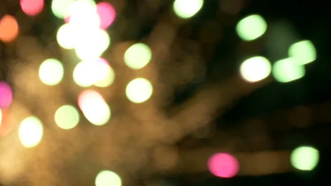 Fireworks in the night sky. Stock Footage 197552050