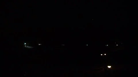 Fireworks in the night sky Stock Footage 305400326