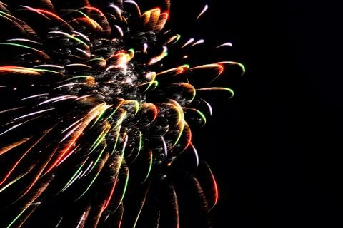 Fireworks in the night sky 写真素材