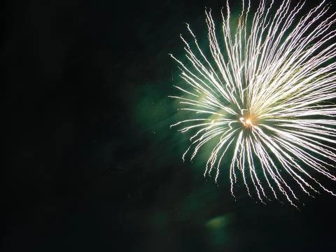Fireworks in the night sky Stock Photos