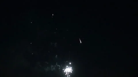 Fireworks no sound.mp4 Video stock 35913124