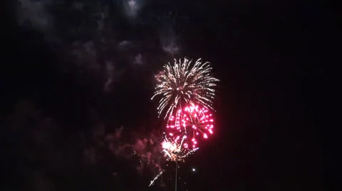Fireworks no sound.mp4 Stock Footage 35913635