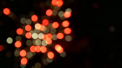 Fireworks out of focus. Stock Footage 197552094