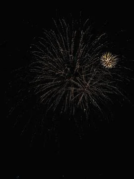 Fireworks over Reims Stock Photos
