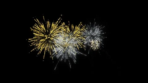 Fireworks overlay Stock Footage 292440323