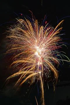 Fireworks for overlay Stock Photos