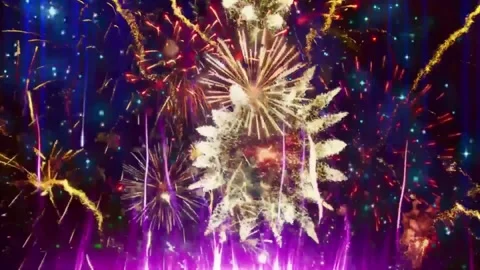 Fireworks Pack2 - Fireworks Show2.3 Stock Footage 313805746