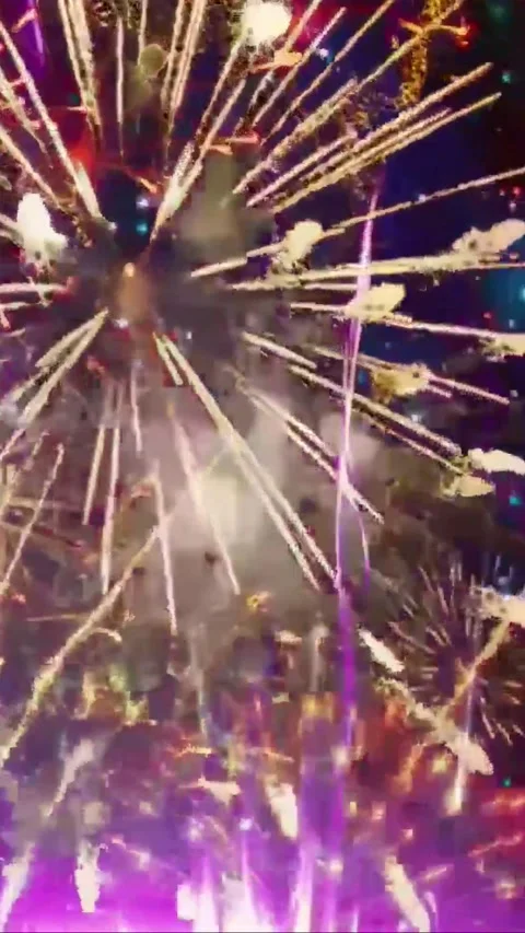 Fireworks Pack2 - Fireworks Show2.4 Stock Footage 313805748