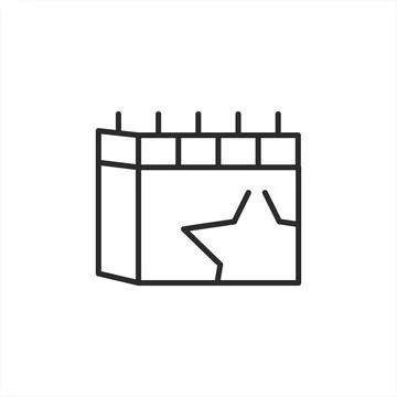 Fireworks Package Icon Stock Illustration