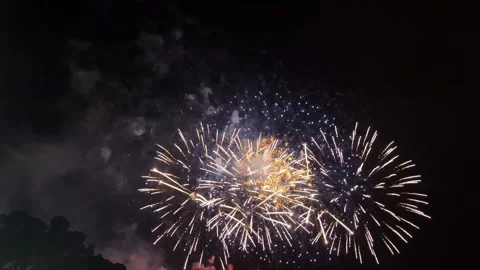 Fireworks party 4k Stock Footage 324551993