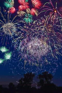 Fireworks Stock-Fotos