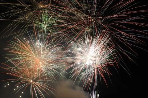 Fireworks Stockfoto's