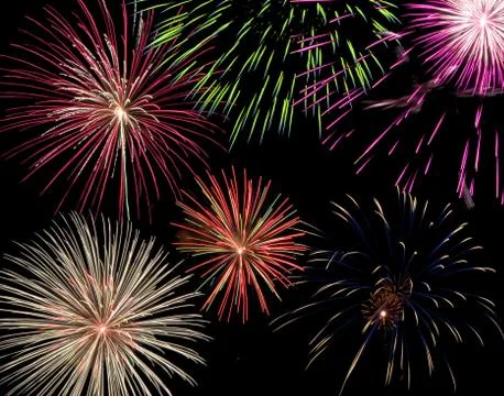 Fireworks Stock-Fotos