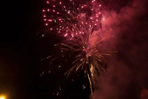 Fireworks Stockfoto's