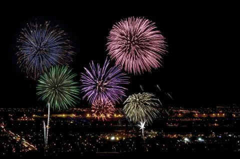 Fireworks Stock-Fotos
