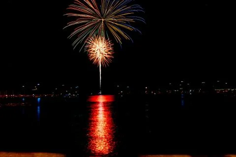 Fireworks Stockfoto's